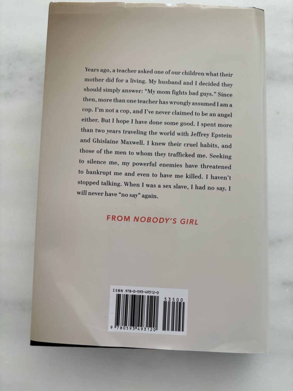Nobody's Girl by Virginia Roberts Giuffre - Picture 4 of 5